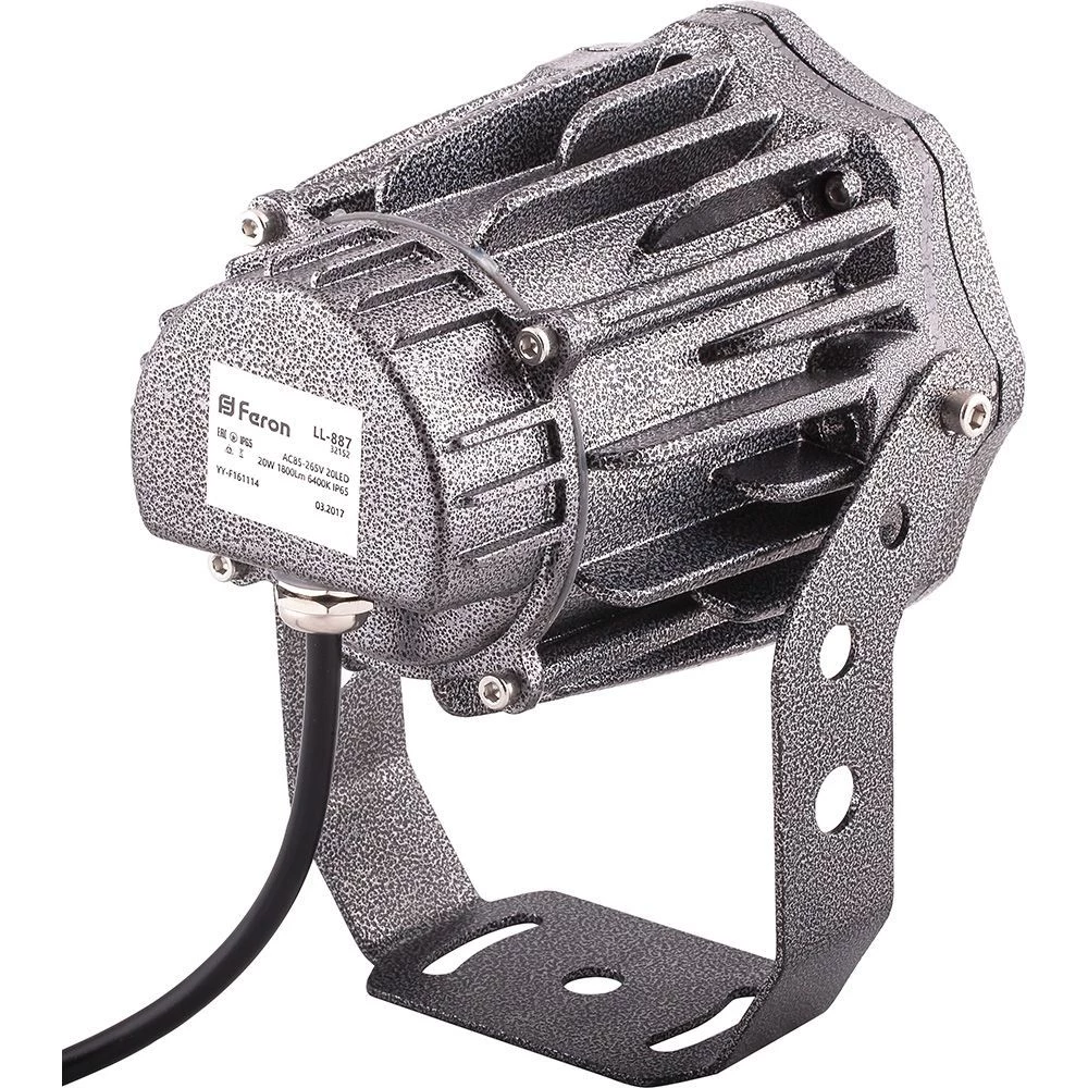 Светодиодный светильник ландшафтно-архитектурный Feron LL-886  85-265V 10W 2700K IP65 (32149) - Viokon.com