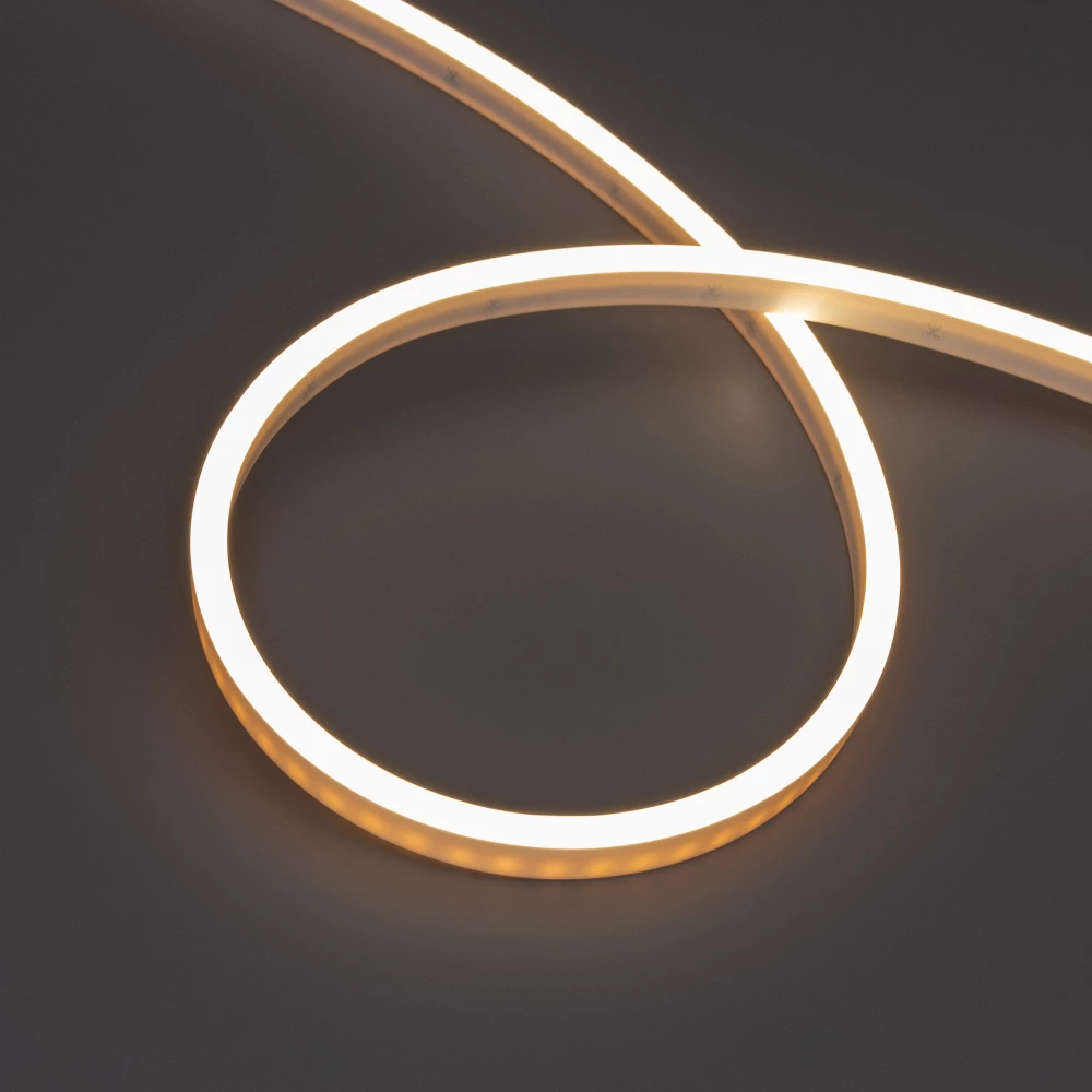 Лента герметичная WAVE-SIDE-PU-A120-06x12mm 24V Warm3500 (8 W/m, IP68, 5m, wire x2) (Arlight, Вывод прямой, 3 года) 050418 - Viokon.com