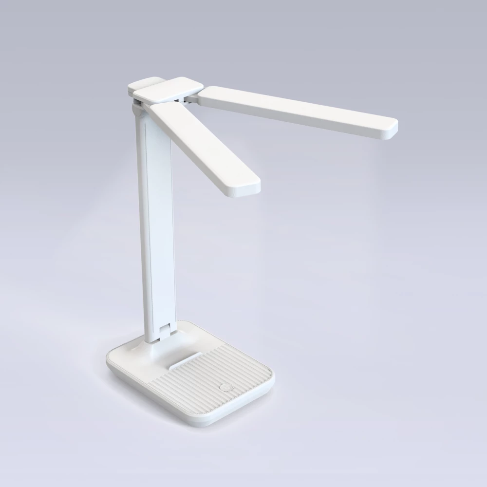Светодиодная настольная лампа с диммированием DE490 WH белый LED 3000K/4200K/6400K 9W - Viokon.com
