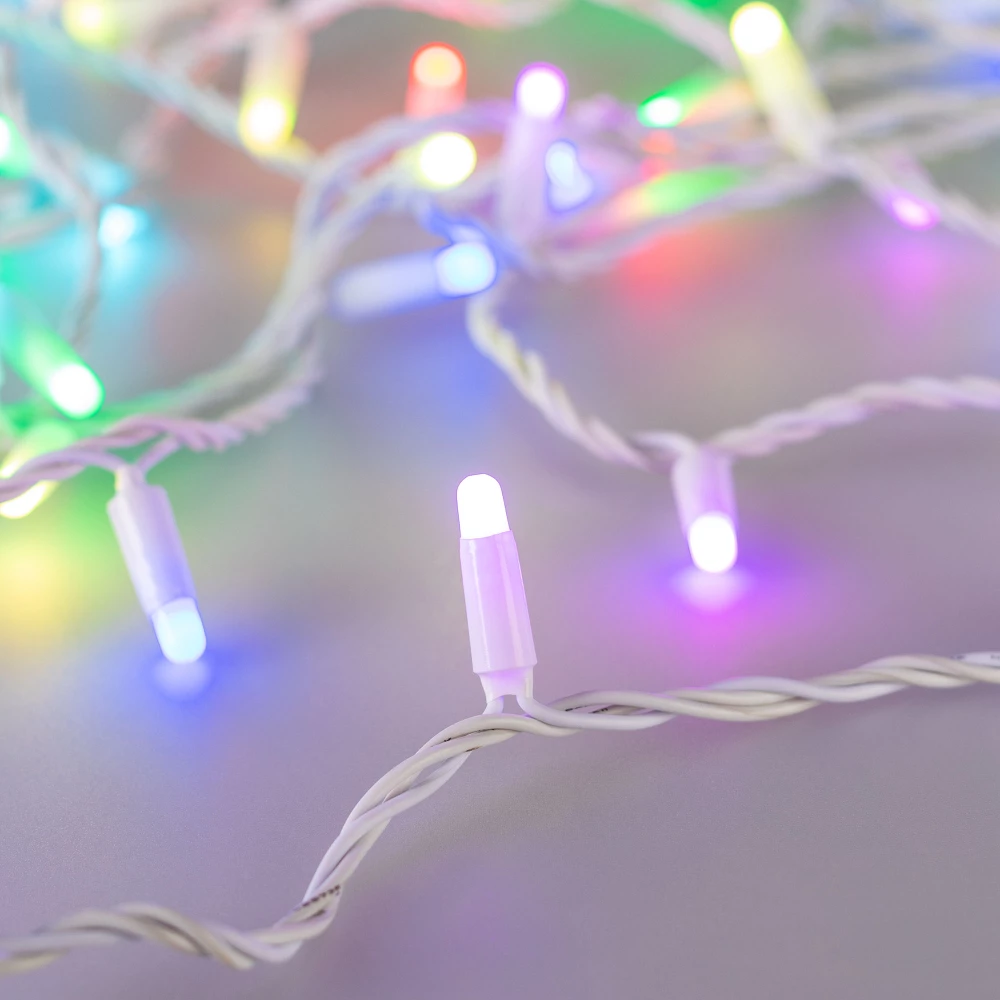 Светодиодная гирлянда ARD-STRING-CLASSIC-10000-WHITE-95LED-MILK-LIVE RGBW-DMX (24V, 10W) (Ardecoled, IP65) 031749 - Viokon.com