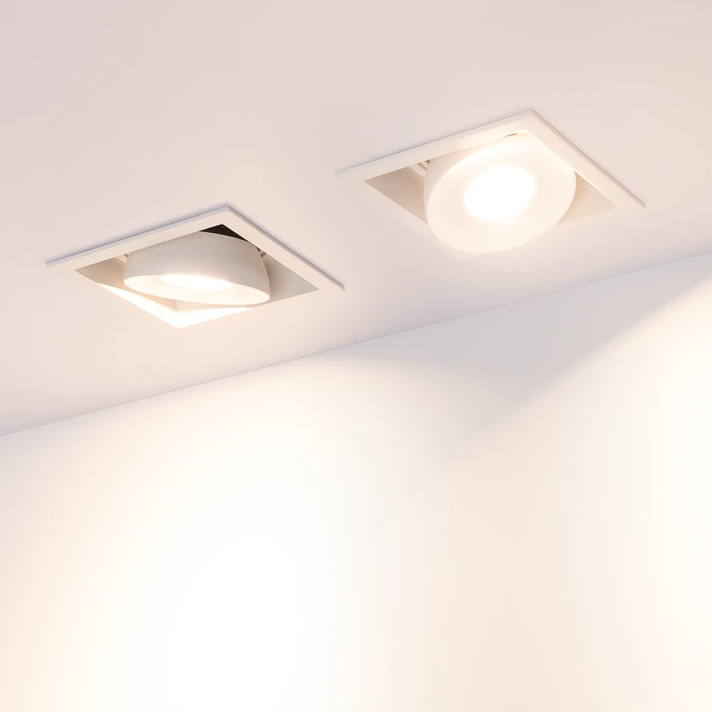 Светильник CL-SIMPLE-S80x80-9W Warm3000 (WH, 45 deg) (Arlight, IP20 Металл, 3 года) 026874 - Viokon.com