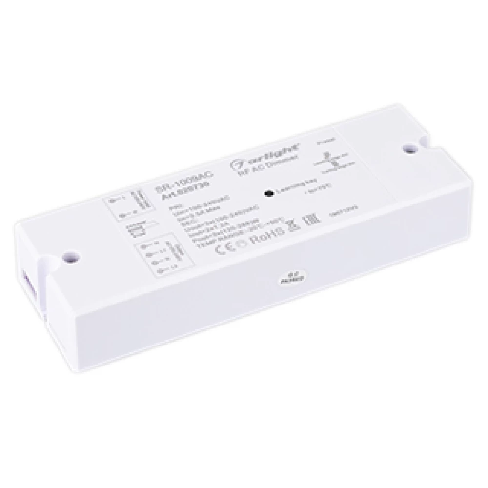 Диммер SR-1009AC (230V, 2x1.2A) (Arlight, IP20 Пластик, 3 года) 020730 - Viokon.com