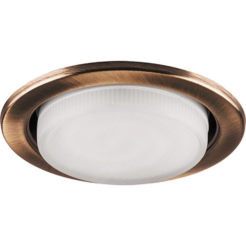 Светильник встраиваемый Feron DL53 потолочный GX53 античная медь (28949) - Viokon.com