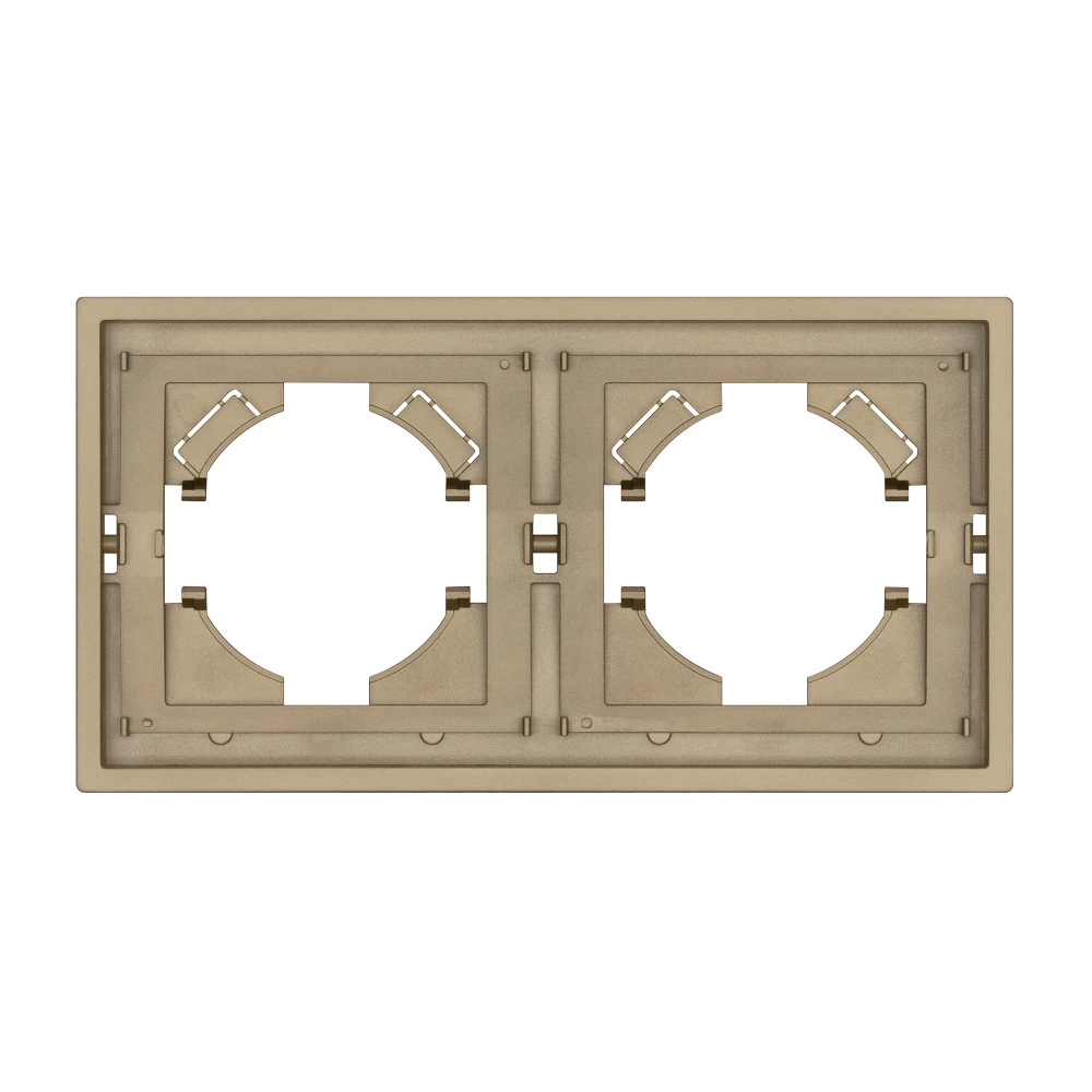 Рамка пластиковая FRM-TENDO-SFPL-2-GD (Arlight, Матовый песочный) 054647 - Viokon.com