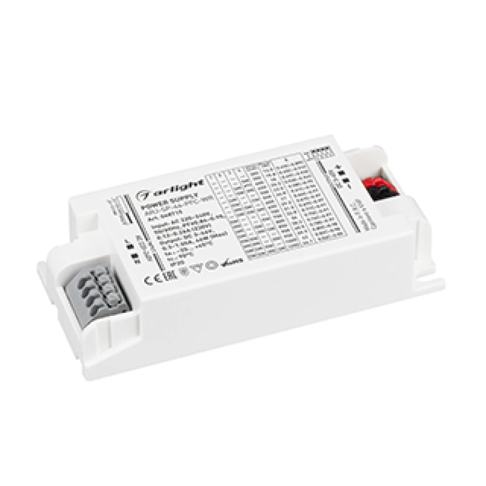 Блок питания ARJ-SP-44-PFC-WR (44W, 3-45V, 0.3-1.05A) (Arlight, IP20 Пластик, 5 лет) 048715 - Viokon.com