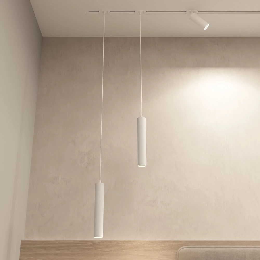 DK6210-WH Трековый светильник IP 20 15 Вт GU10 белый алюминий - Viokon.com