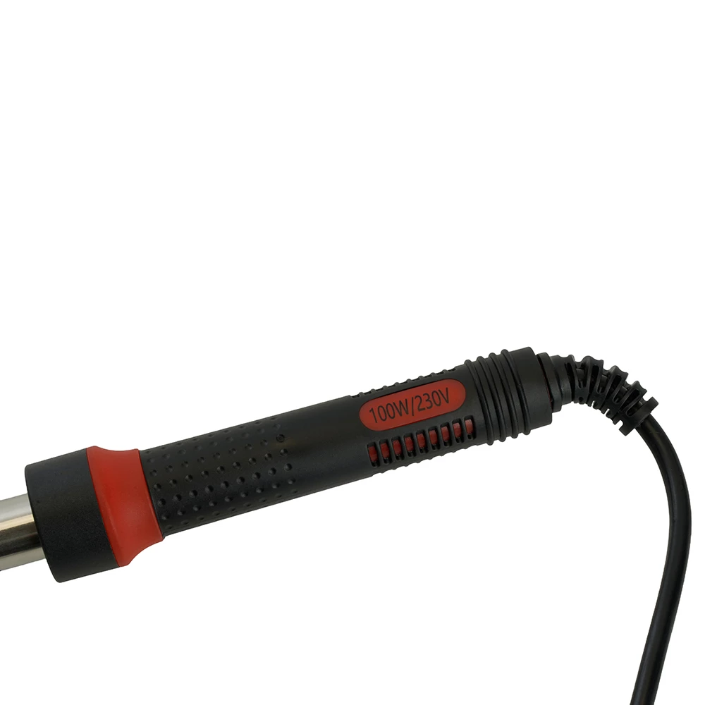 Паяльник с индикатором  100W, нихромовый нагреватель, долговечное жало, 230В, STEKKER  PLE301-100 (49811) - Viokon.com