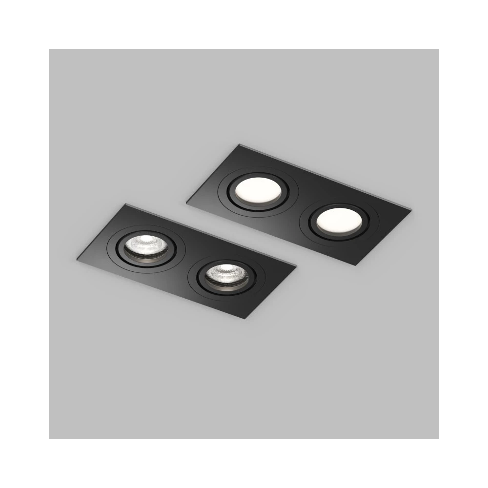 Встраиваемый влагозащищнный светильник HYDRO IP44 215 Вт LED макс GU10 алюминий чрный - Viokon.com