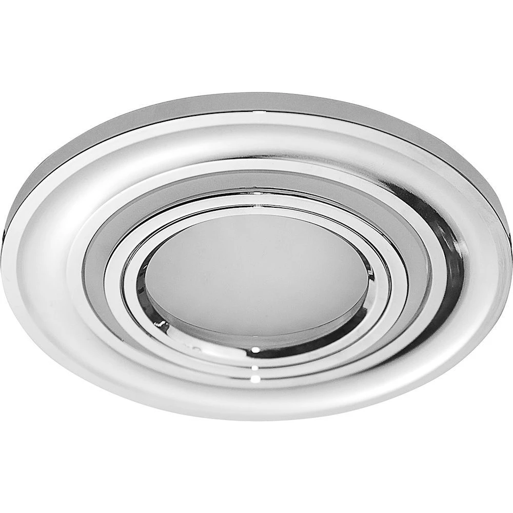 Светильник встраиваемый с белой LED подсветкой Feron CD600 потолочный MR16 G5.3 хром (29709) - Viokon.com