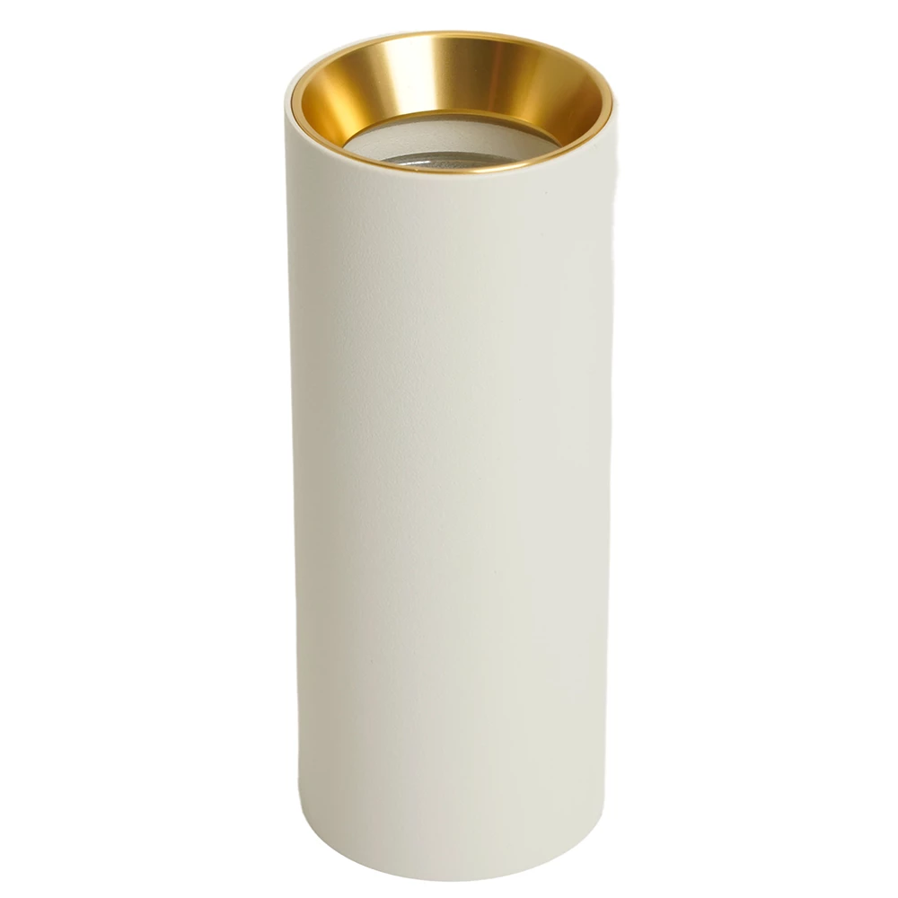 Светильник потолочный Feron ML101 Barrel MR11 GU10 35W 230V,  белый + золото (51378) - Viokon.com