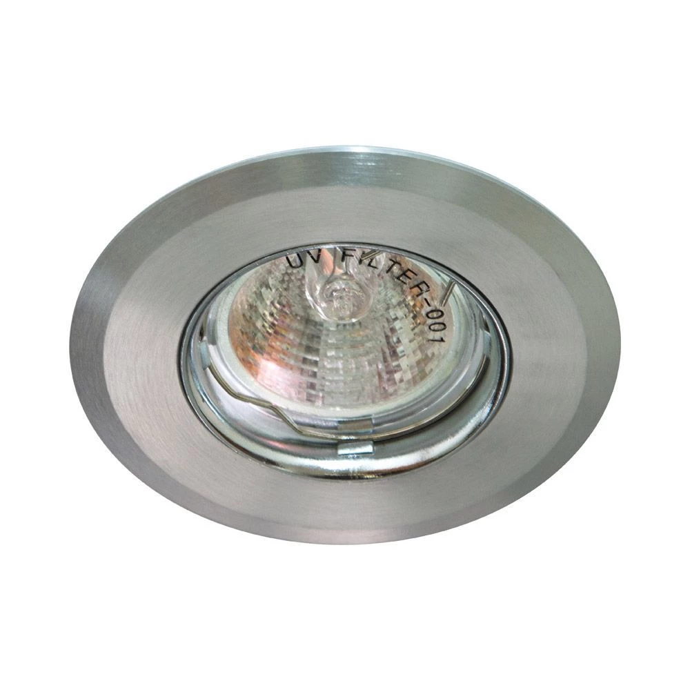 Светильник потолочный  MR16 MAX50W 12V G5.3, матовый хром, хром,DL107-C (28383) - Viokon.com