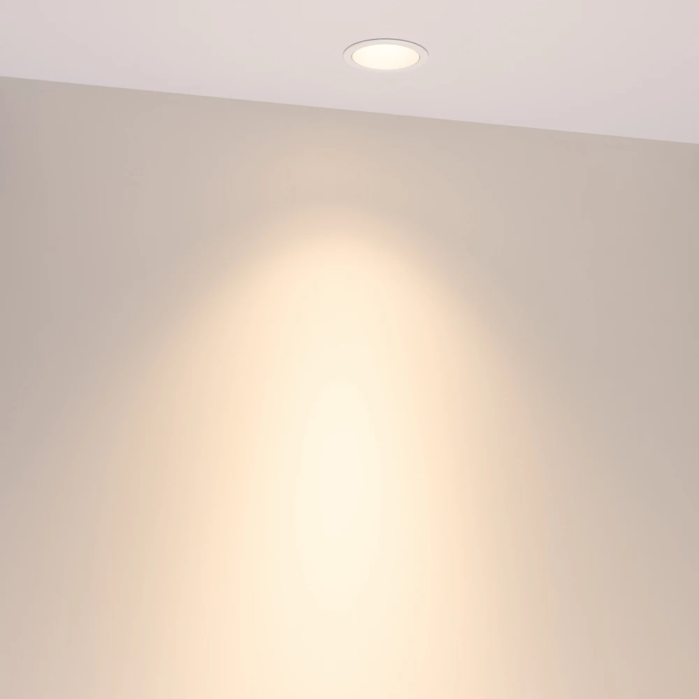 Светильник MS-ARADO-BUILT-R55-7W Warm3000 (WH-WH, 24 deg, 230V) (Arlight, IP20 Металл, 5 лет) 059103 - Viokon.com