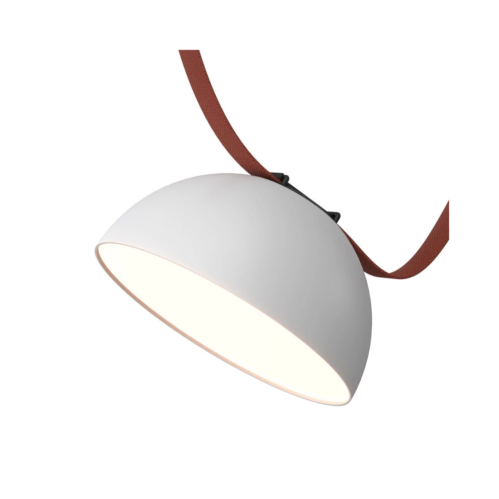 DK5660-WHBK Cветильник для трека-ремня Belty Smart серия Flow со светодиодом D220H117мм 48V DC 24W RA90 120 3000-5700K IP20 белый с черным алюминий - Viokon.com