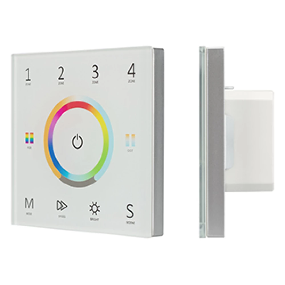 Панель Sens SMART-P67-MULTI White (230V, 4 зоны, 2.4G) (Arlight, IP20 Пластик, 5 лет) 028321 - Viokon.com