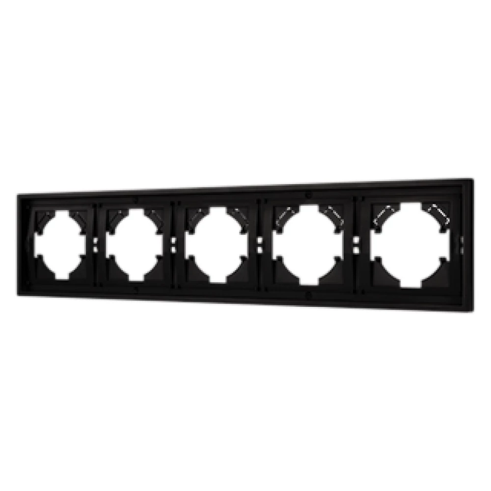 Рамка пластиковая FRM-TENDO-PL-5-BK (Arlight, Черный) 053852 - Viokon.com