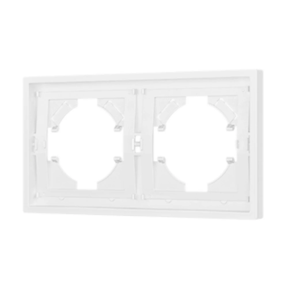 Рамка пластиковая FRM-TENDO-PL-2-WH (Arlight, Белый) 053839 - Viokon.com