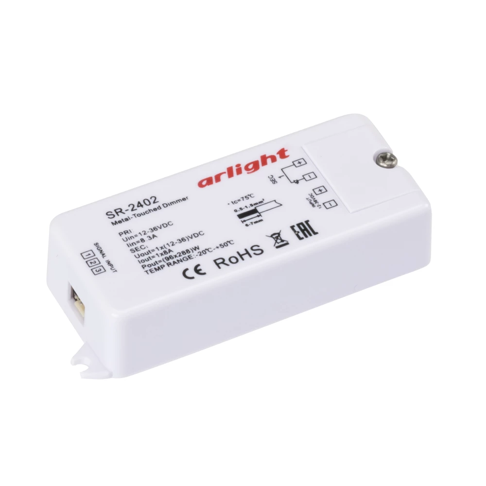 Диммер SR-2402 (12-36V, 96-288W, Metal-Touch) (Arlight, -) 014041 - Viokon.com