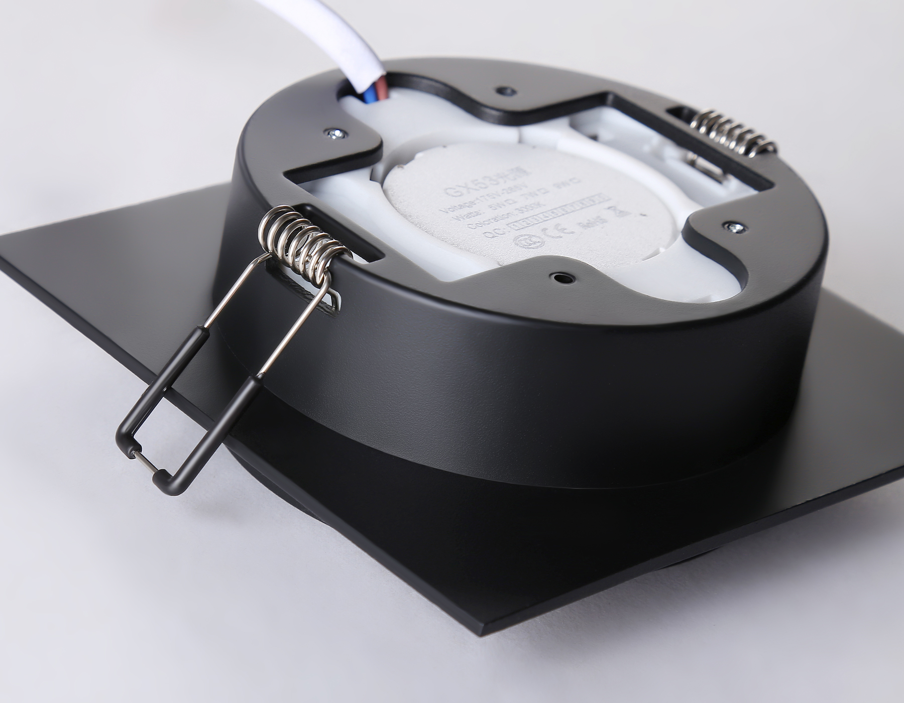 Светильник встраиваемый TN5222 BK черный GX53 110*110*50 - Viokon.com