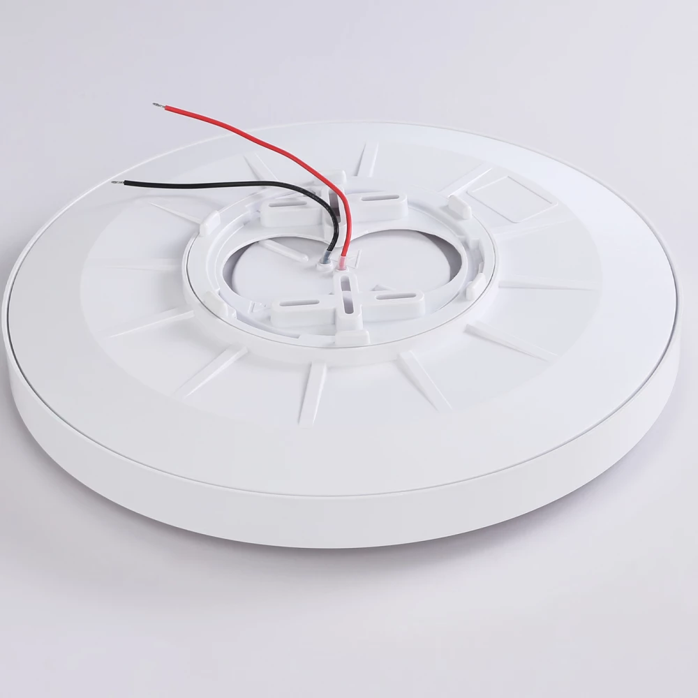 Потолочный светодиодный светильник с высокой степенью защиты IP54 FZ1247 WH/BK белый/черный IP54 20W 5000K D300*60 (Без ПДУ) - Viokon.com