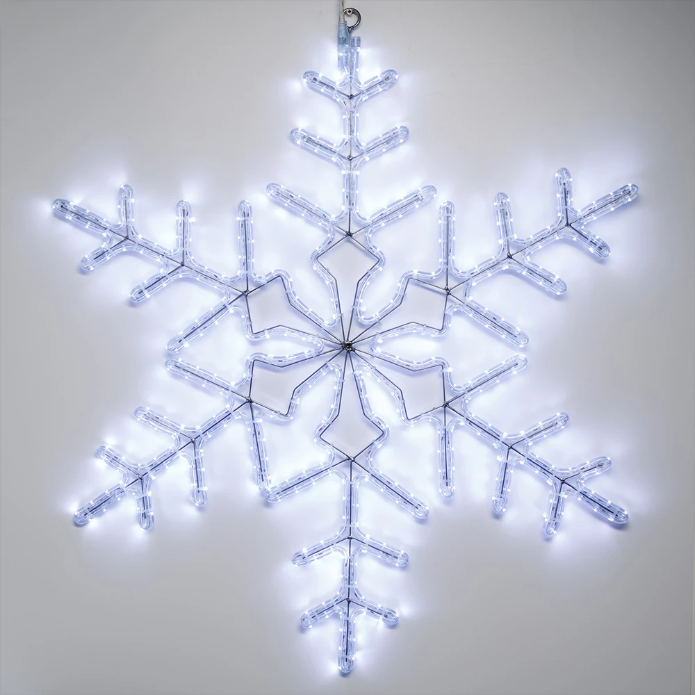 Фигура светодиодная ARD-SNOWFLAKE-M3-920x920-432LED White (230V, 27W) (Ardecoled, IP65) 025306 - Viokon.com