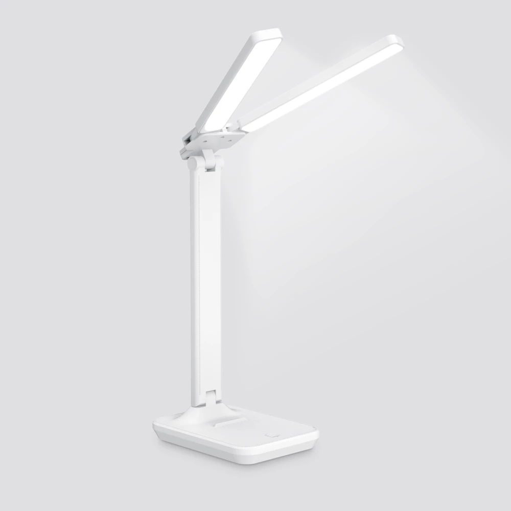 Светодиодная настольная лампа с диммированием DE490 WH белый LED 3000K/4200K/6400K 9W - Viokon.com
