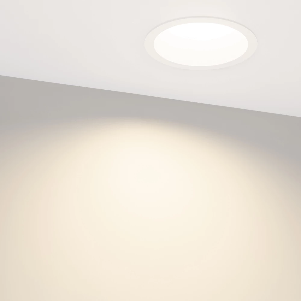 Светильник MS-DROP-BUILT-R137-24W Day4000 (WH, 90 deg, 230V) (Arlight, IP54 Металл, 5 лет) 040341 - Viokon.com