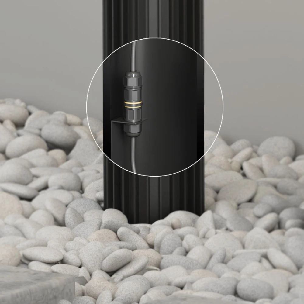 DK9725-BK Ландшафтный уличный светильник FARSUN IP65 1xE27 до 18 Вт черный алюминий - Viokon.com