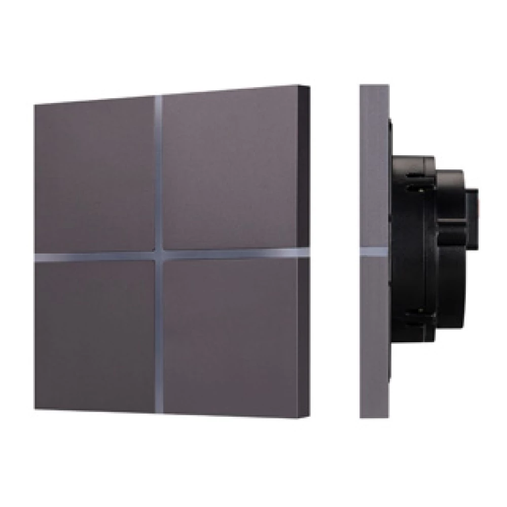 INTELLIGENT ARLIGHT Сенсорная панель KNX-304-13-IN Grey (BUS, Frameless) (IARL, IP20 Металл, 2 года) 038309 - Viokon.com