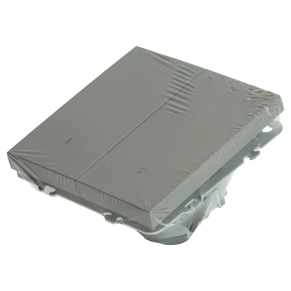 Выключатель 2-клавишный c индикатором (механизм), STEKKER, 250В, 10А, серия Эмили, RSW10-5102-10,  платиново-серый, soft touch (49942) - Viokon.com