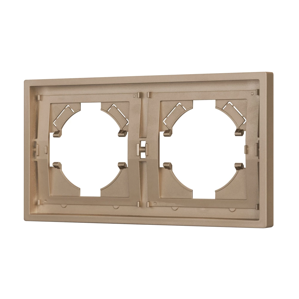 Рамка пластиковая FRM-TENDO-PL-2-GD (Arlight, Песочный) 053842 - Viokon.com