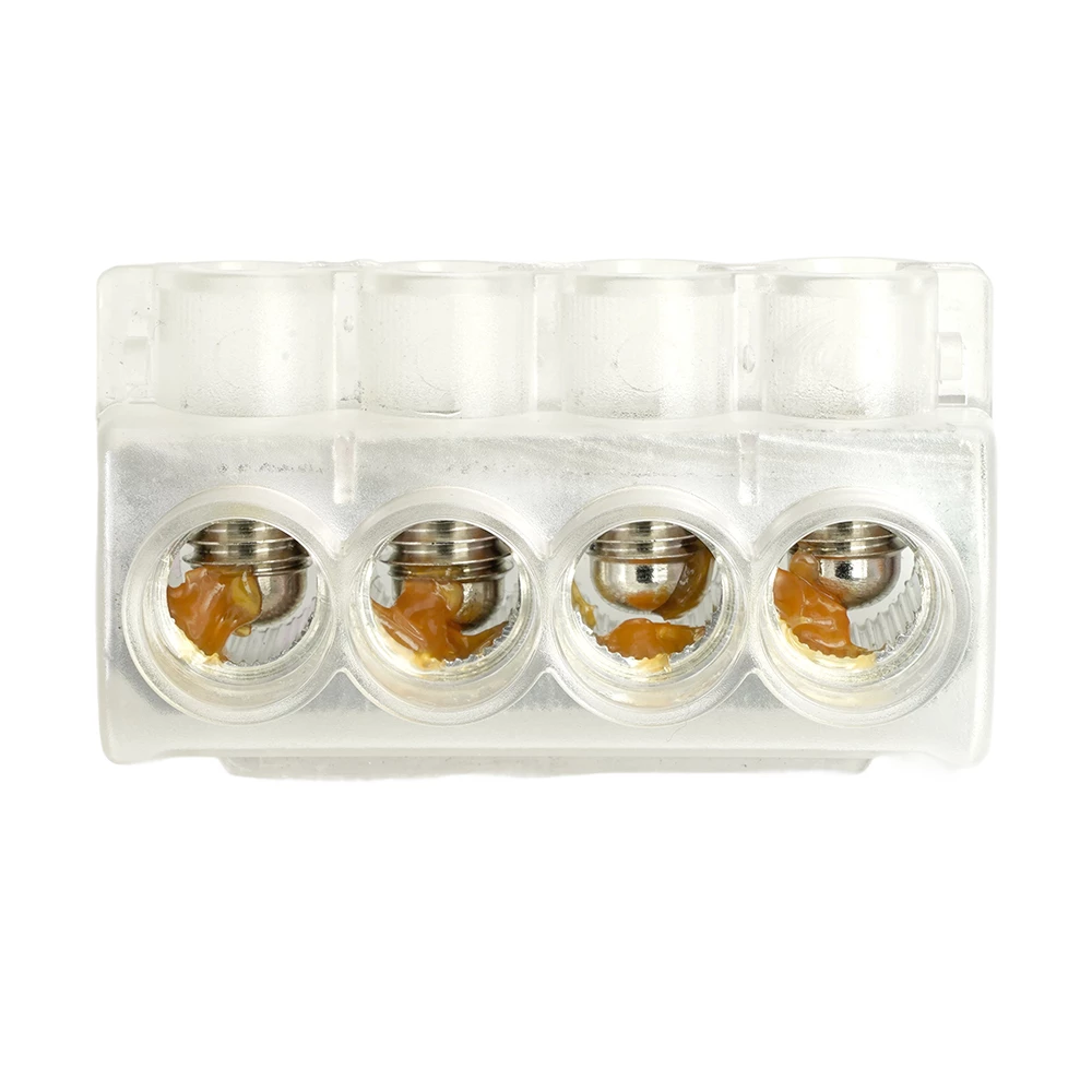 Клемма 4-х контактная STEKKER  для подключения сетей уличного освещения KE10.504 (Al10-50/Cu2,5-35), LD611-4 (50215) - Viokon.com