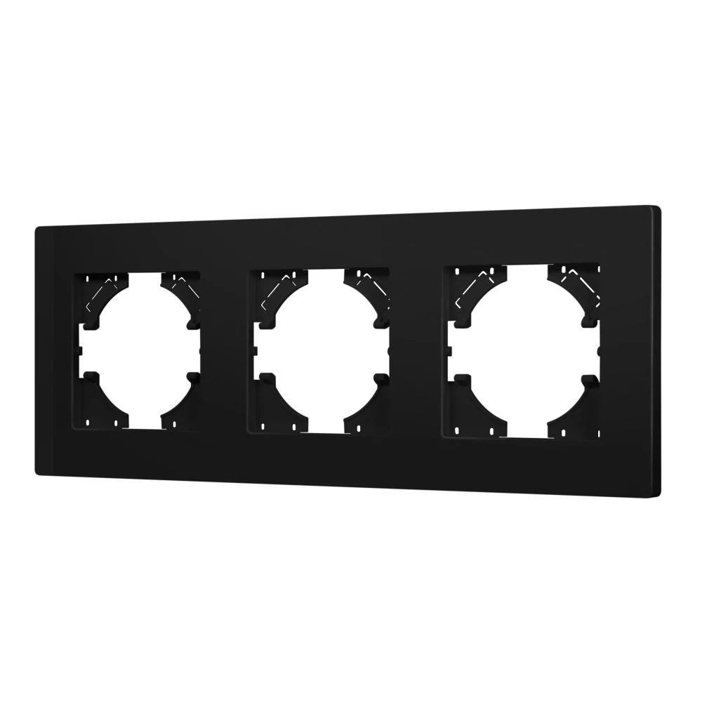 Рамка пластиковая FRM-PERIO-PL-3-BK (Arlight, -) 049755 - Viokon.com