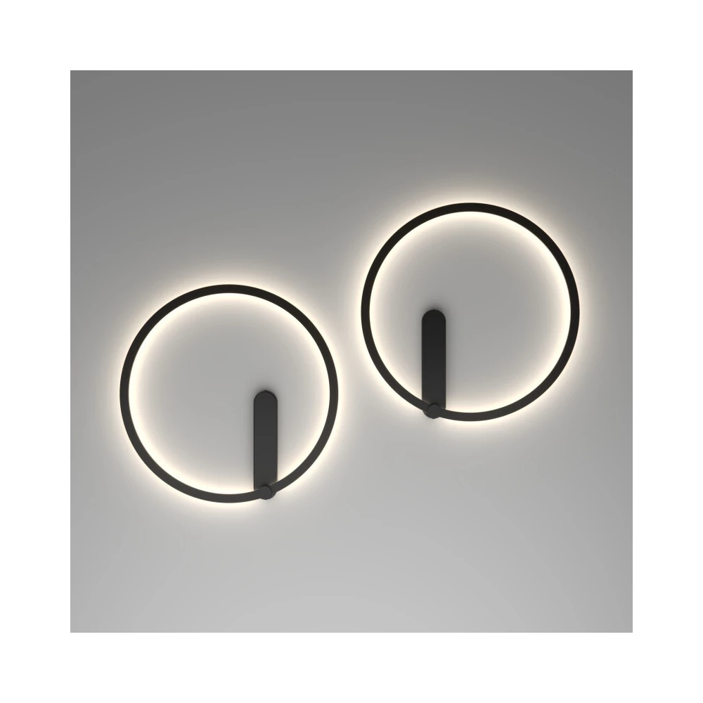 DK5035-BK Бра ROUND со светодиодом IP20 24W 300040006500K черный алюминий - Viokon.com