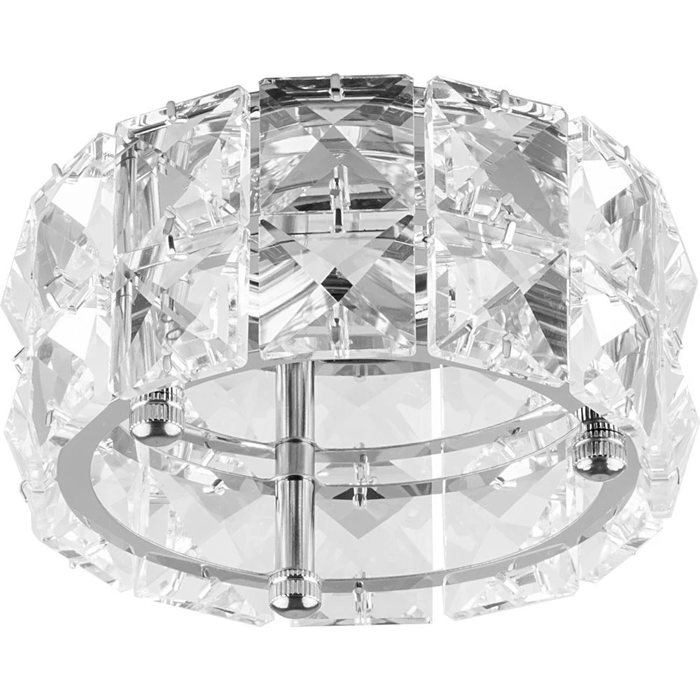 Светильник встраиваемый Feron CD4527 потолочный MR16 G5.3 прозрачный, хром (28194) - Viokon.com