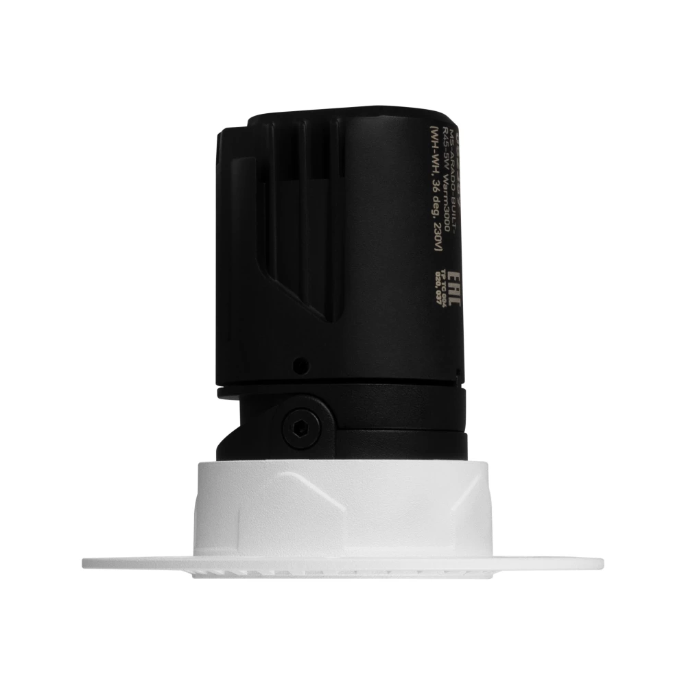 Светильник MS-ARADO-TRIMLESS-R45-5W Warm3000 (WH-WH, 36 deg, 230V) (Arlight, IP20 Металл, 5 лет) 052389 - Viokon.com