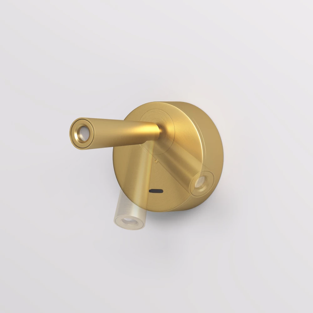 DK5072-SB Бра SHINE WALL со светодиодом D104H68 IP20 3000К 3W RA90 сатинированная латунь алюминий - Viokon.com