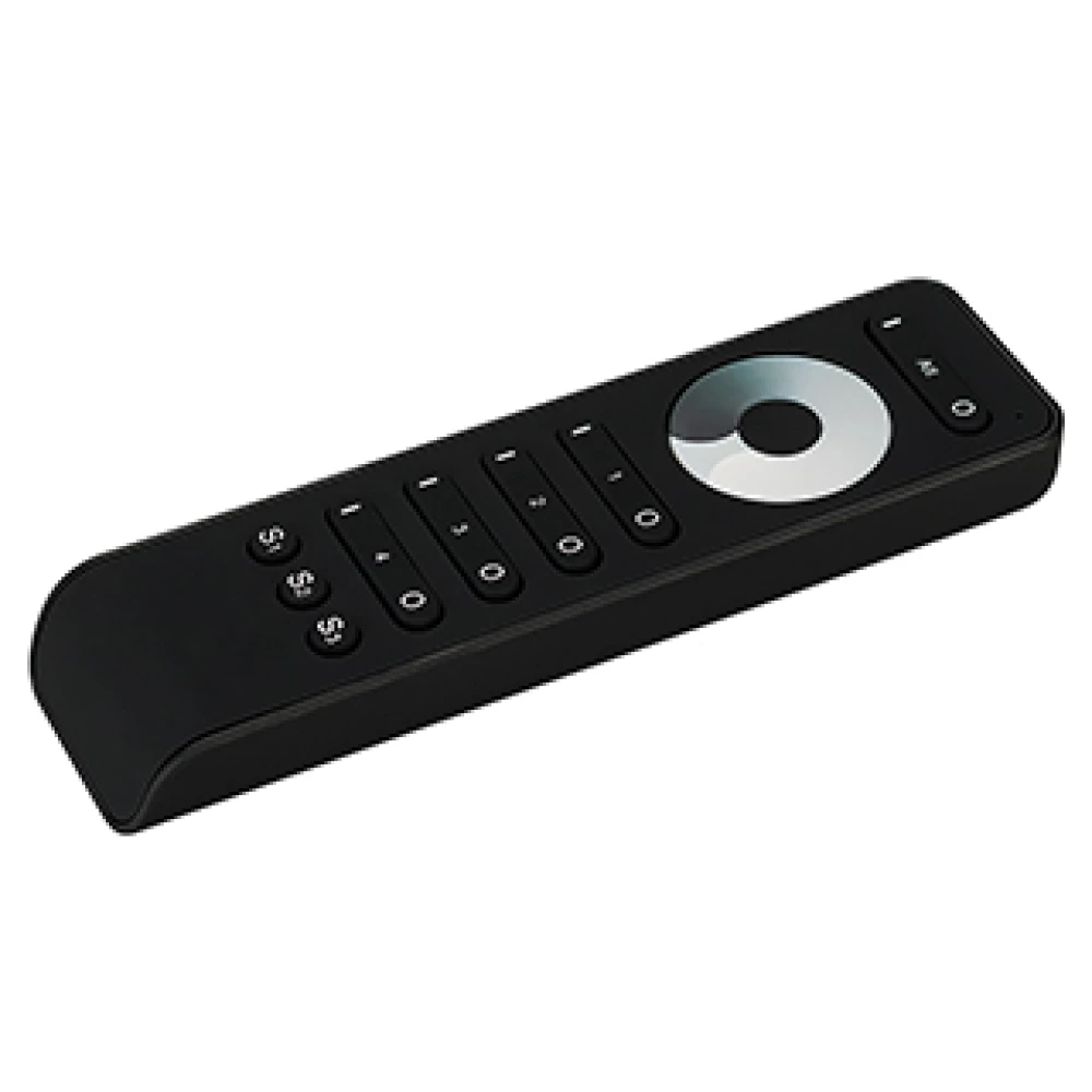 Пульт SMART-R33-DIM Black (4 зоны, 2.4G) (Arlight, IP20 Пластик, 5 лет) 025030 - Viokon.com