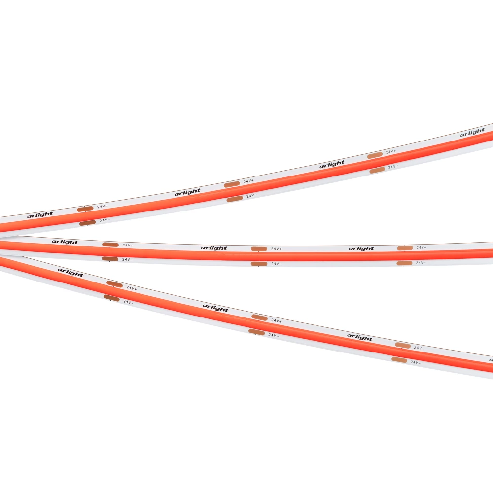 Лента COB-X480-8mm 24V Red (8 W/m, IP20, 5m) (Arlight, -) 047739 - Viokon.com