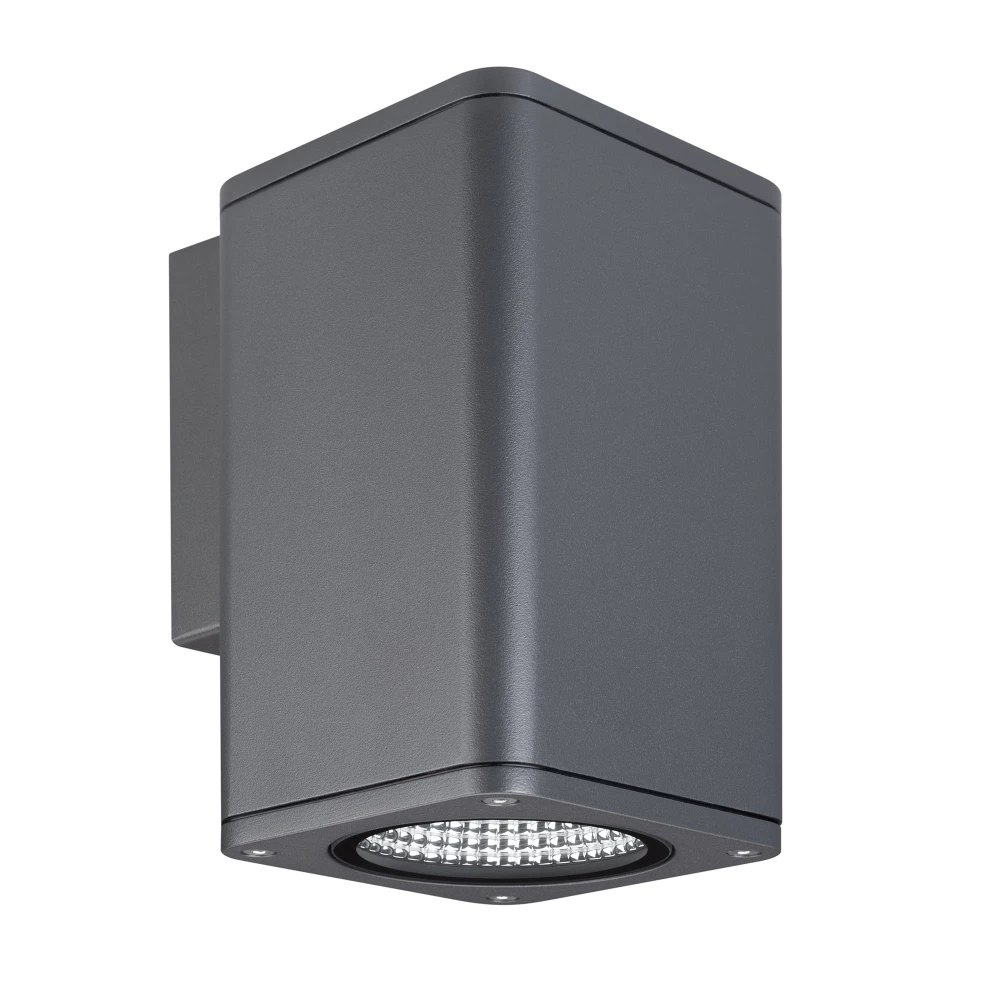 Светильник LGD-EVO-WALL-S100x100-12W Warm3000 (GR, 44 deg, 230V) (Arlight, IP54 Металл, 3 года) 046193 - Viokon.com