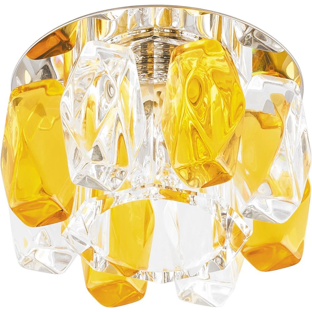 Светильник встраиваемый Feron JD186 потолочный JCD9 G9 прозрачно-желтый (18933) - Viokon.com