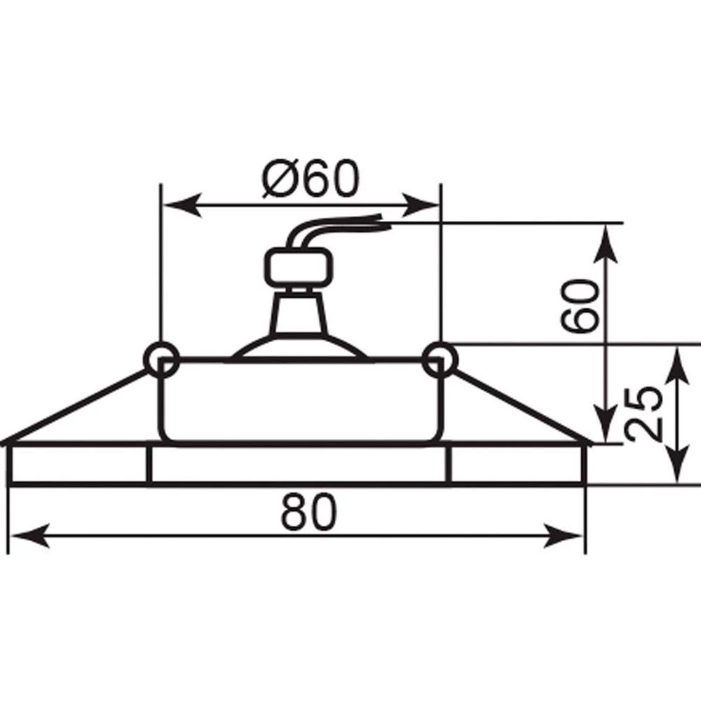 Светильник встраиваемый Feron DL237 потолочный MR16 G5.3 черный-алюминий (18632) - Viokon.com