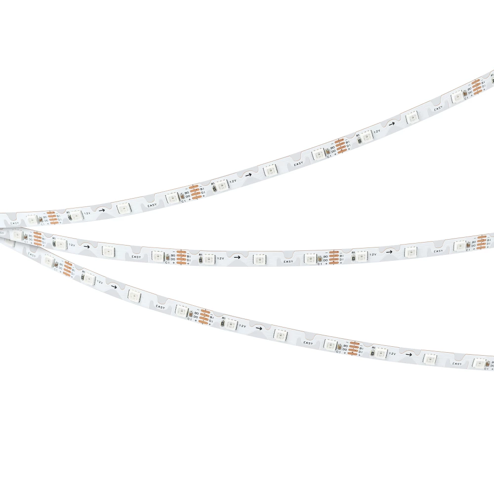 Лента SPI-RZ-F60-6mm 12V RGB-PX1-BPT (7 W/m, IP20, 3535, 5m) (Arlight, -) 044684 - Viokon.com