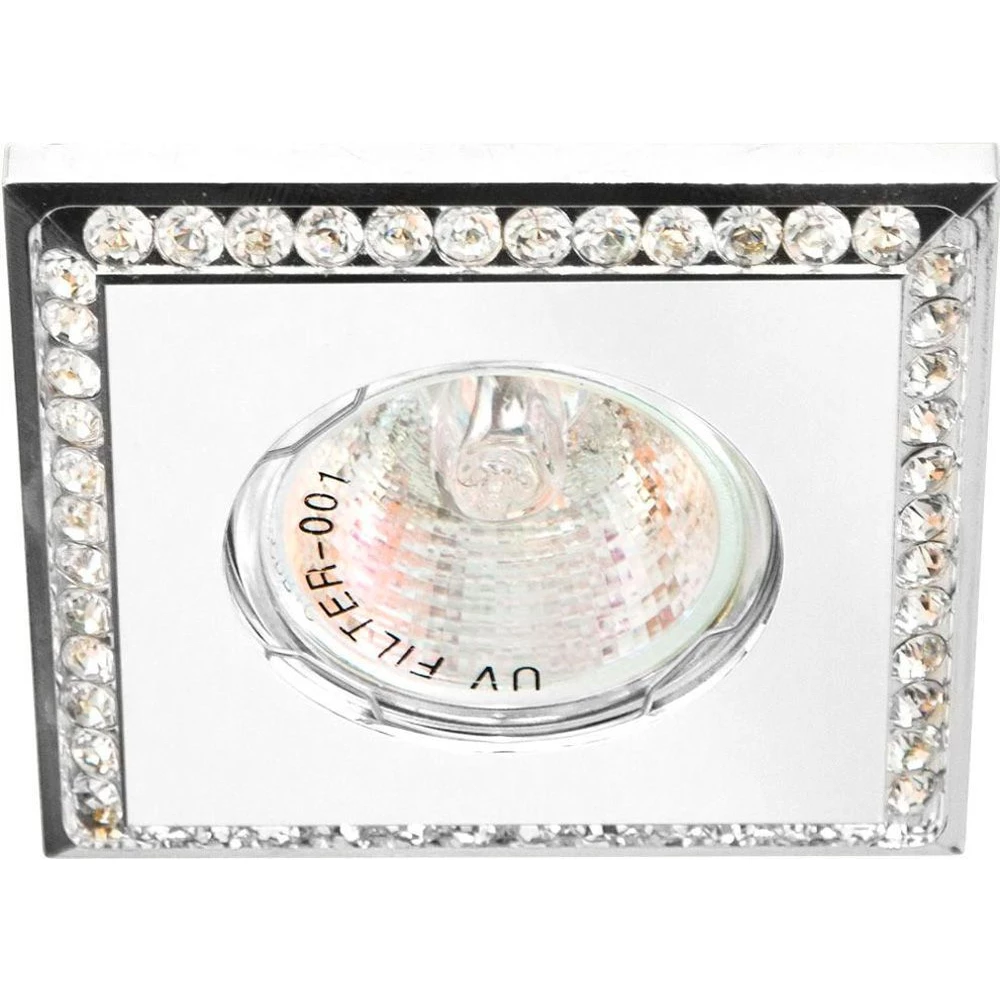 Светильник встраиваемый Feron DL102-C потолочный MR16 G5.3 белый (28446) - Viokon.com