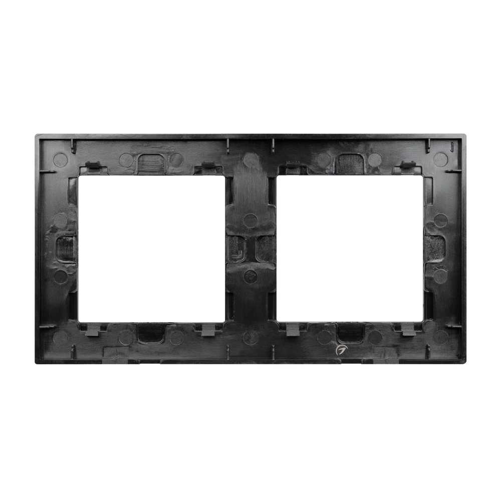 Рамка стеклянная FRM-GLARE-GS-2-BK (Arlight, -) 043797 - Viokon.com