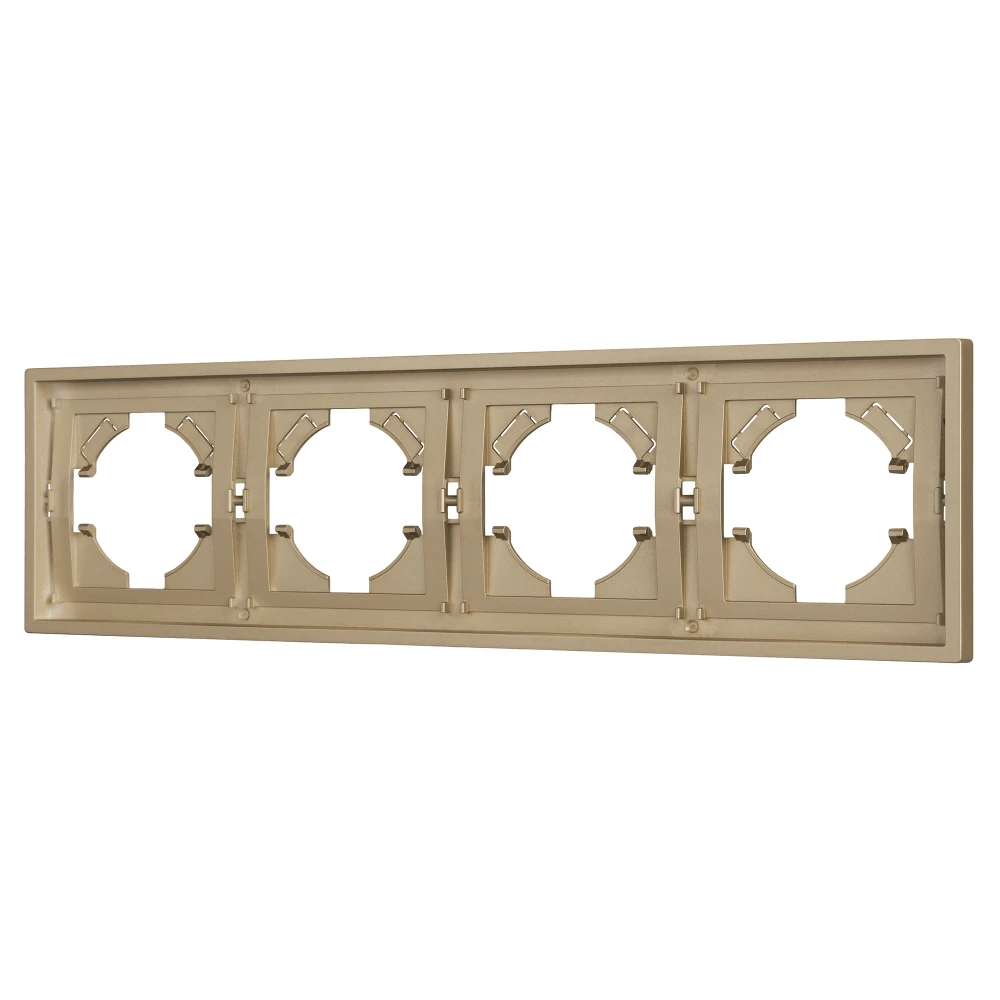 Рамка пластиковая FRM-TENDO-SFPL-4-GD (Arlight, Матовый песочный) 054663 - Viokon.com