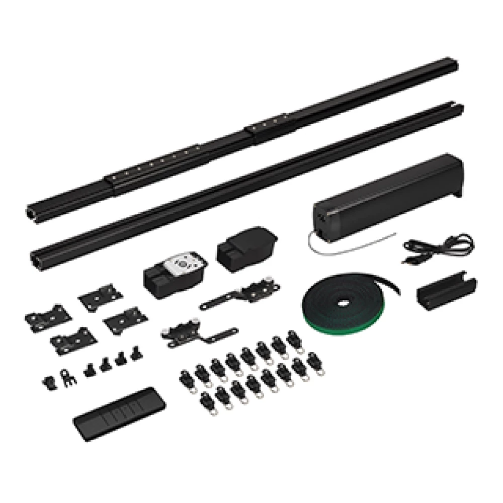 Карниз для штор с электроприводом CNK-M1-TY-RF-2M-BK (Arlight, IP20 Металл, 5 лет) 058460 - Viokon.com