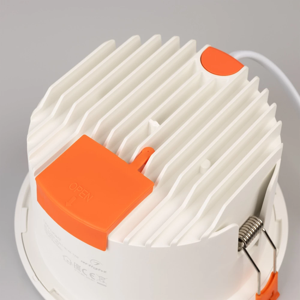 Светильник MS-ALORA-BUILT-R140-12W Day4000-MIX (WH, 60 deg, TRIAC) (Arlight, IP54 Пластик, 3 года) 048086 - Viokon.com