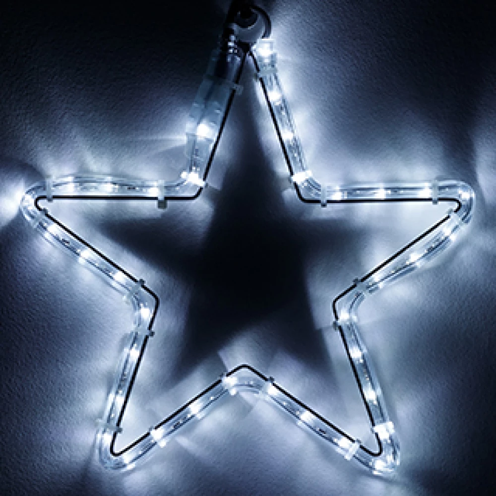 Фигура cветодиодная ARD-STAR-M1-295x275-36LED White (230V, 2.5W) (Ardecoled, IP65) 034248 - Viokon.com