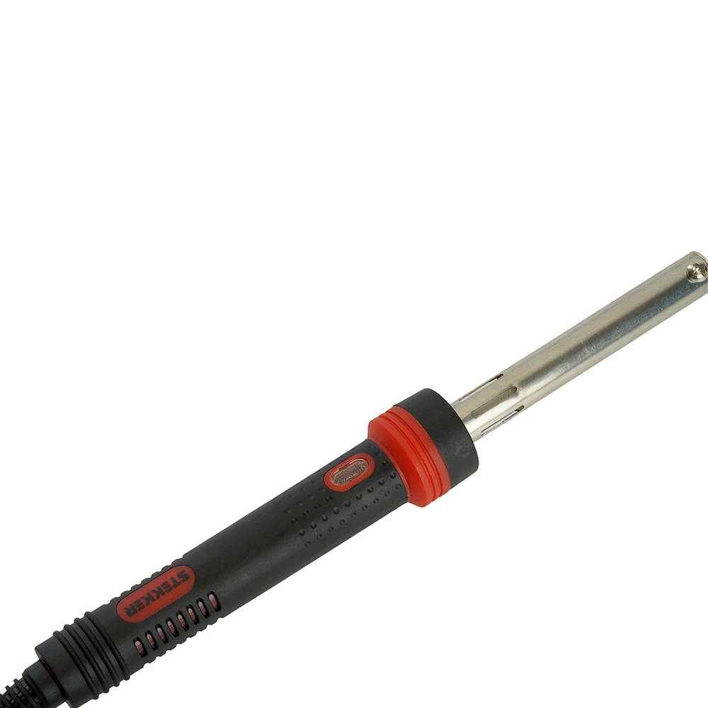 Паяльник с индикатором  60W, нихромовый нагреватель, долговечное жало, 230В STEKKER PLE301-60 (49809) - Viokon.com