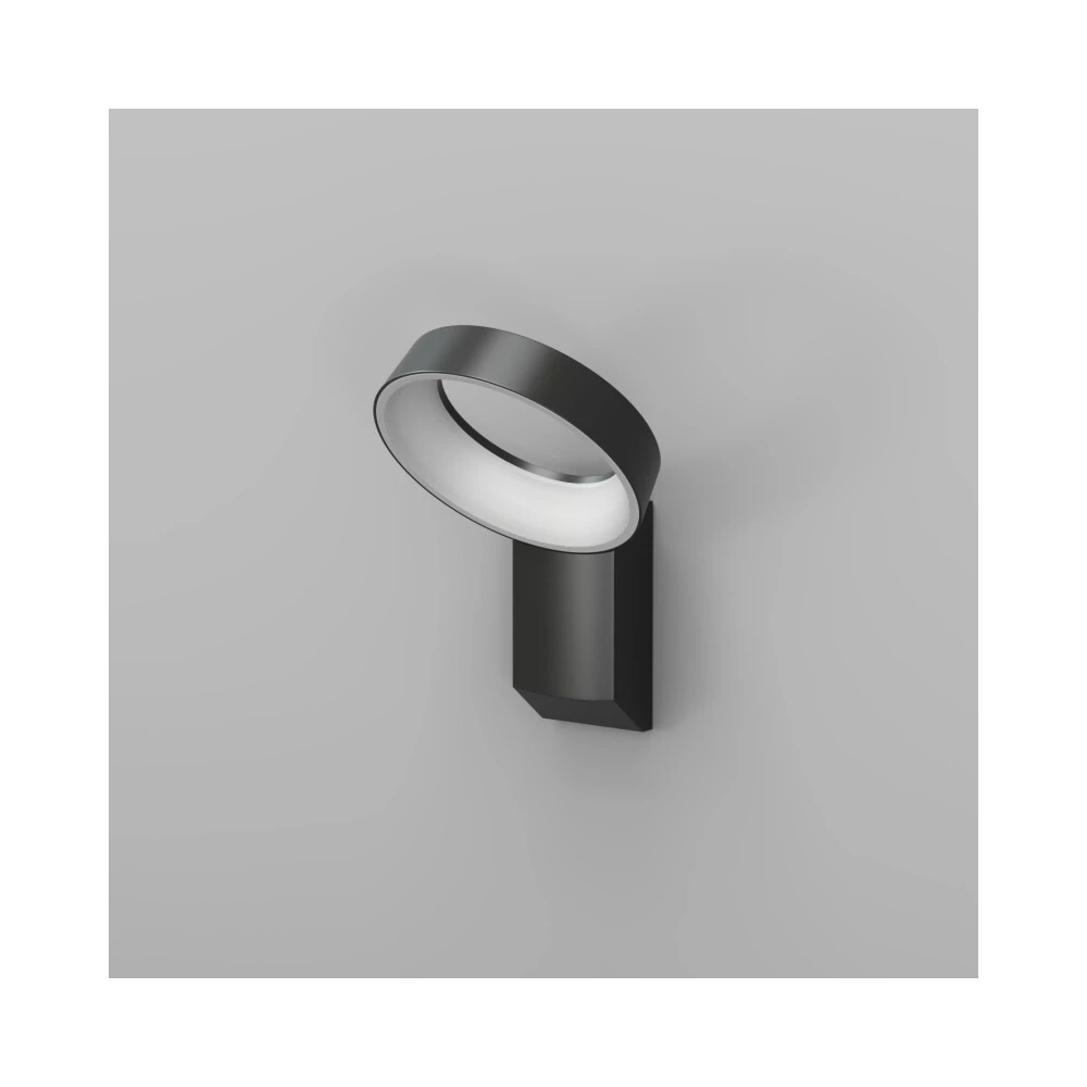 DK9712-BK Настенный светодиодный уличный светильник SANVIK IP65 12 Вт 3000К черный алюминий - Viokon.com